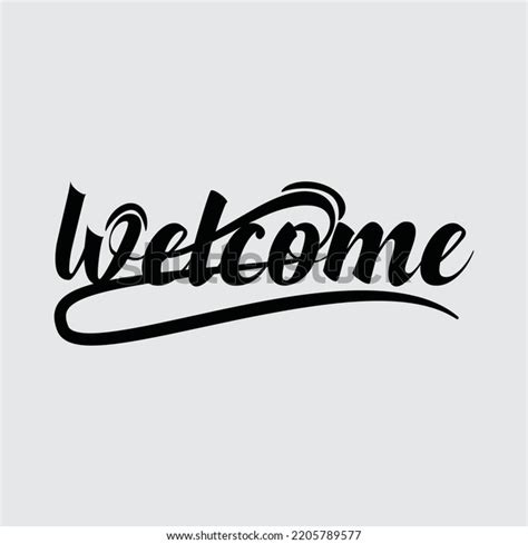 Welcome Sign Design Welcome Sign Vector Stock Vector (Royalty Free) 2205789577 | Shutterstock