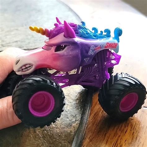 Hot Wheels Monster Jams Toys Monster Jam Sparkle Monster Truck Rare Poshmark