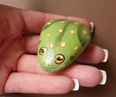 Painted Frog Rocks Are Same With Another Rock Painting It Proves That