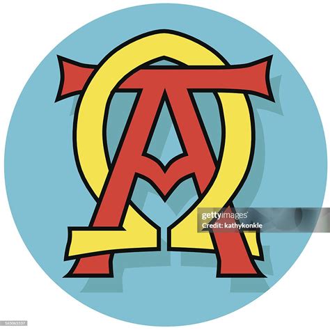 Alpha And Omega Christian Symbol High Res Vector Graphic Getty Images