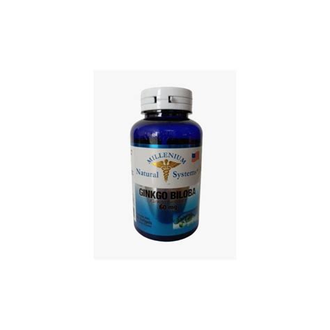 Ginkgo Biloba 60mg X60 Capsulas Millenium Natural System