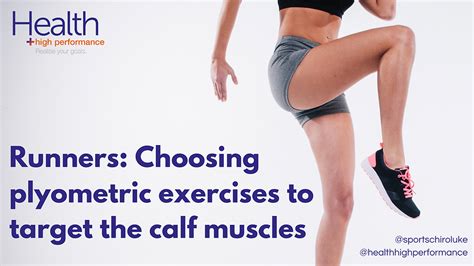 Runners Choosing Plyometric Exercises To Target The Calf Muscles