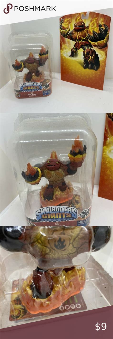 Skylanders Giants HOT HEAD Giant Figure W Original Packaging Card
