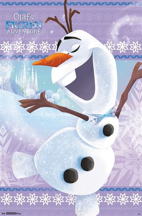 Disney Frozen: Olaf's Frozen Adventure - Olaf Wall Poster, 22.375" x 34 ...