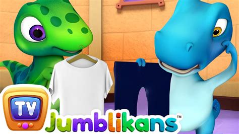 This Is The Way We Get Dressed With Jumblikans Dinosaurs Chuchutv