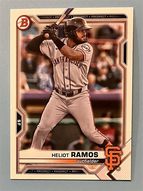 2021 Bowman Draft BD 137 Heliot Ramos RC For Sale Online EBay