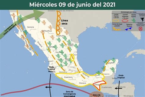 Clima Para Canc N Y El Resto De Quintana Roo Este De Junio Del