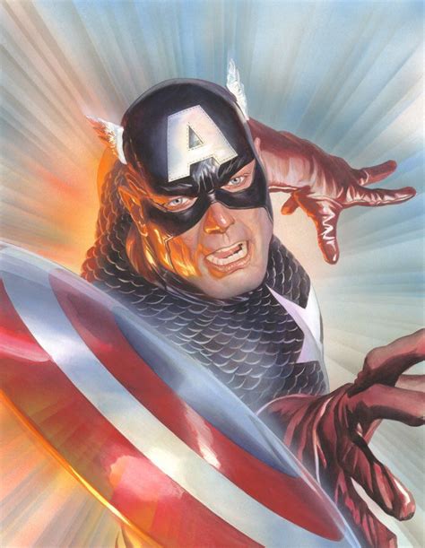 Captain America By Alex Ross Alex Ross Captain America Marvel