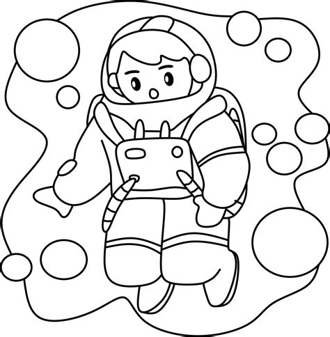 Astronaut Coloring Pages