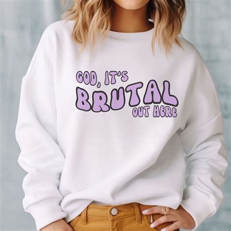 God Its Brutal Out Here Sweatshirt, Olivia Rodrigo Merch, Olivia