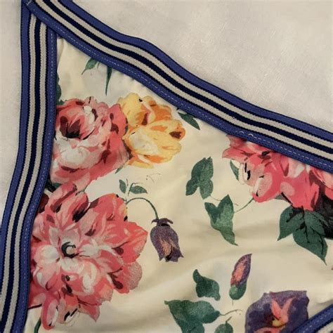 Zimmerman Blue Floral Bikini In Great Condition Depop