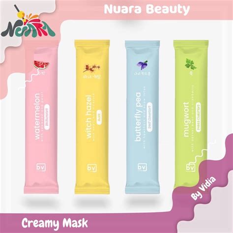 Jual TERLARIS TERPERCAYA Creamy Mask BYVIDIA Rainbow Mask Gel