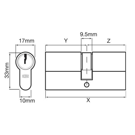 Union Dteced Euro Profile Double Cylinder Suppliers