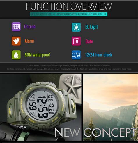 SKMEI 1258 Digital Sport Watch for Men w/ 50m Waterproof – FantaStreet