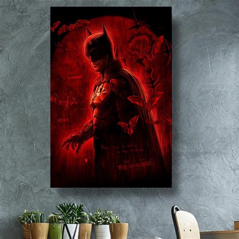 Jual Poster THE BATMAN, Poster frame kayu Hiasan Dinding THE BATMAN ...