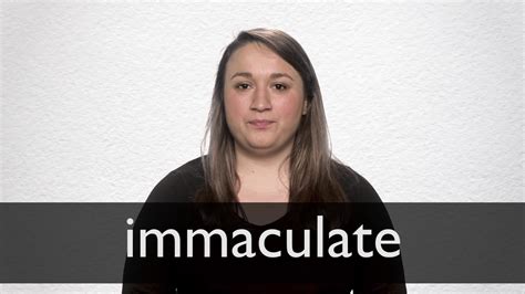 How to pronounce IMMACULATE in British English - YouTube