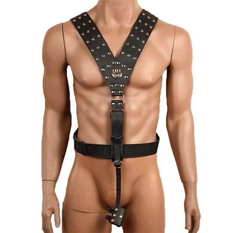 Harnais De Bondage F Tichiste Pour Homme Avec Anneau De Coq R Glable