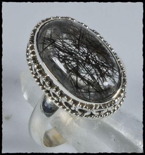 Tourmalinated Quartz Turmalin Quarz Silber Ring Kaufen Auf Ricardo