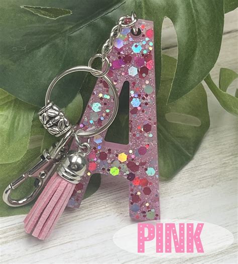 Custom Resin Letter Keychains Keychain Personalized Resin Letters