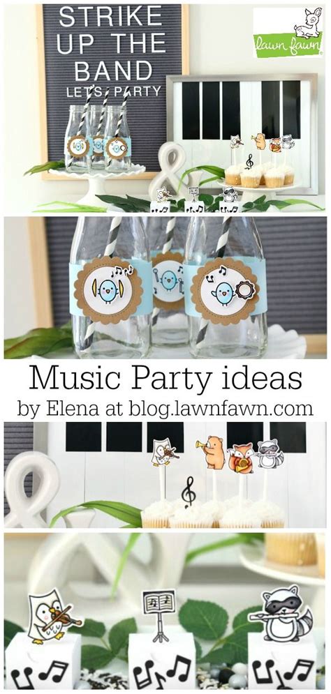 A Music Themed Party With Elena Lawn Fawn Music Themed Parties