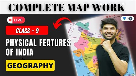 Class Physical Features Of India Complete Map Work Geography