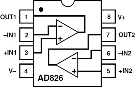 AD826AR REEL7 Analog Devices Datasheet PDF Technical Specs