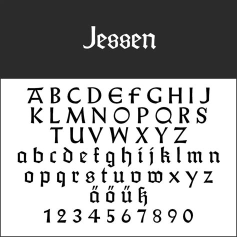 Gotische Schrift Fonts Zum Kostenlosen Download