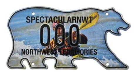 Get your souvenir NWT license plate today! | Yellowknife Online