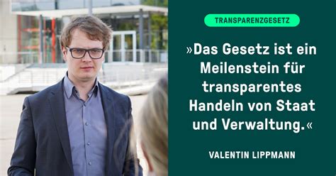 Transparenzgesetz Meilenstein für transparentes Handeln von Staat und