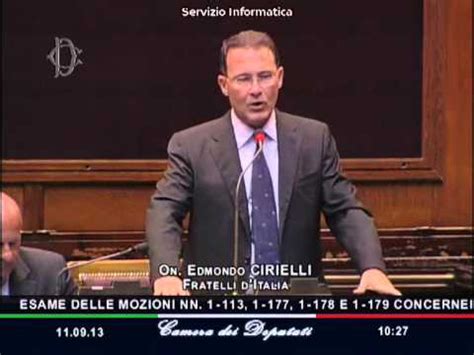 Intervento CIRIELLI EDMONDO Crisi Siriana 11 09 2013 YouTube