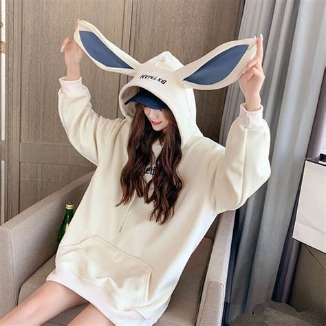 Sienne Rabbit Ear Hoodie Yesstyle