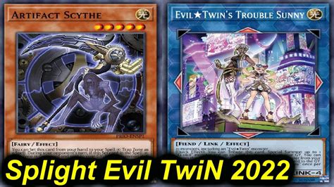 【ygopro】splight Evil Twin Broken Artifact Deck 2022 Power Of The