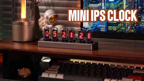 Ips Color Screen Nixie Tube Digital Usb Alarm Clock Creative Retro