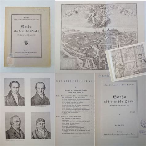 Gotha Als Deutsche Stadt Heft V Aus Der Reihe Gotha Das Buch Einer