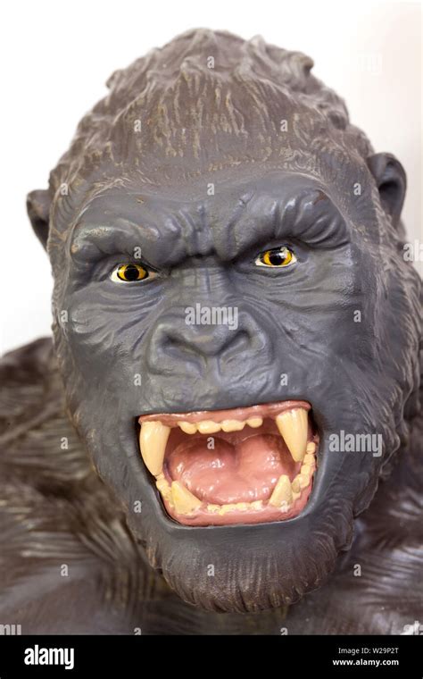 Model Toy Gorilla Stock Photo - Alamy