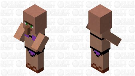 Bikini Villager Minecraft Mob Skin