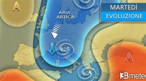 Meteo Marted Afflusso Di Correnti Artiche Sullo Stivale Ilfaroonline