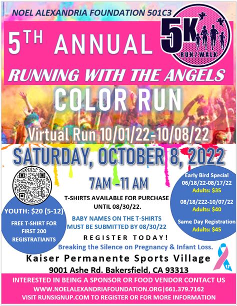 Running with the Angels 5K Run/ Walk - Kern Community Foundation