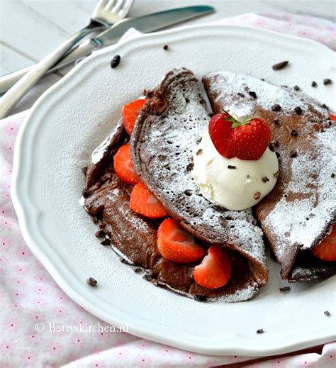 Gezonde Chocolade Pannenkoeken Betty S Kitchen Foodblog