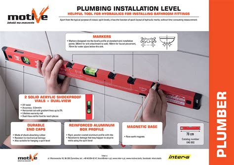 Plumbing installation level - Motive