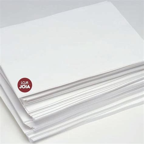 Papel Couche Fosco 150g A3 Pacote 250 Folhas Loja Jóia