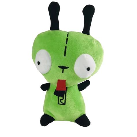 25CM Invader Zim Zielony Pies Anime Film Animowany Pluszowe Zabawki