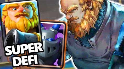 Le Meilleur Deck A Essayer Deck Géant Royal Super Défi Youtube