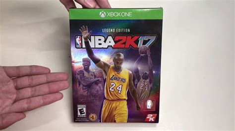 NBA 2K17 Legend Edition Xbox One Unboxing YouTube