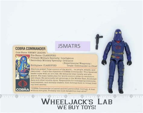 Cobra Commander V2 MAIL AWAY 100 Complete G I Joe 1984 Hasbro Vintage