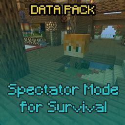 Spectator Mode For Survival DATA PACK Customization Minecraft