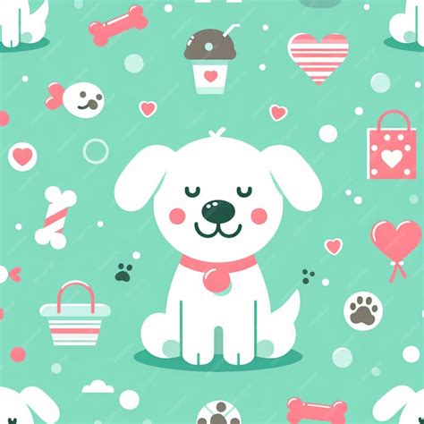 Premium Photo | Dog background desktop wallpaper cute vector