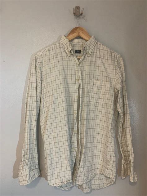 Polo Uniqlo Checkered Mens Fashion Tops And Sets Formal Shirts On