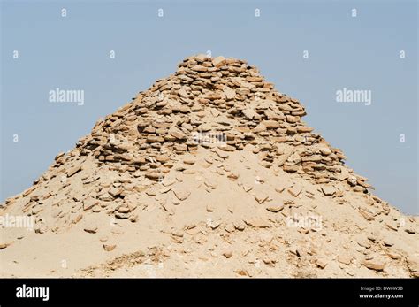 The Pyramid Of Userkaf Near The Step Pyramid Of Djoser In Saqqara