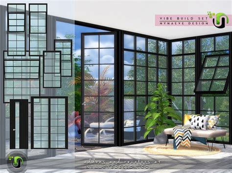 Great Build Set With Windows Doors And Walls By NynaeveDesign Sims